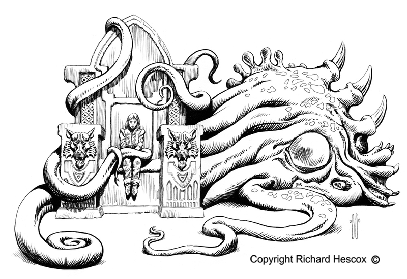 Image: Richard Hescox. Find more of his art on Facebook.